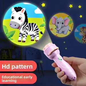 Projector Flashlight Toy for Toddlers & Kids - Fun Educational Starry Sky Night Light Gift for Boys & Girls