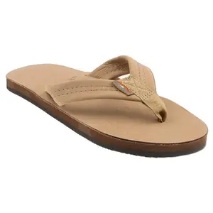 Rainbow Sandals Mens Single Layer Sierra Brown Premier Leather Sandals