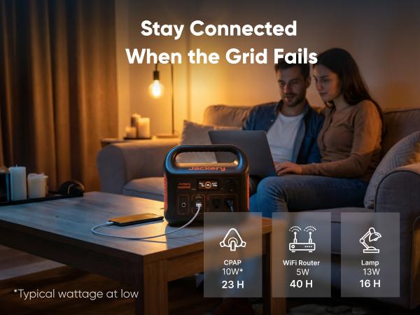 Jackery Explorer 300 Portable Power Bank features a 292Wh lithium iron phosphate (LiFePO4) battery and a 300W AC output (Summervibes).