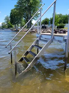 Six-Step Dock Ladder, 43''-51'' Adjustable Height **Brand New**