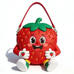 Strawberry Novelty Purse - Unique Gift for Her with Playful Strawberry Theme & Whimsical Design Perfect for Casual Outings