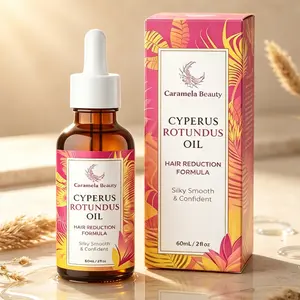Cyperus Rotundus Inhibiting Oil | Natural Slow Body Hair Regrowth Serum, Moisturizing Soothing Post Hair Removal Oil for All Skin Types