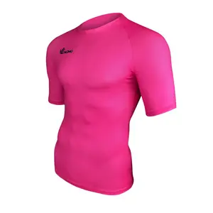 Unisex Classic Pink Short Sleeve Baselayer