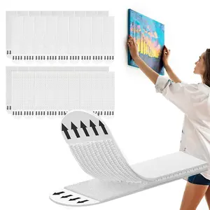 Large Heavy Duty Picture Hanging Strips 18 Pairs(36 Packs) Damage Free Sticky Hangers for Walls No Nails Refill Adhesive Poster Picture Hanging Kit