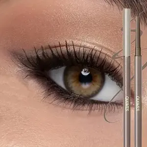 1.5mm Thin Gel Eyeliner & Eyebrow Pencil, Waterproof, Sweatproof, Durable, Non-Smudging, Beginner-Friendly Black Brown Cosmetic Eyelids & Aegyo Sal