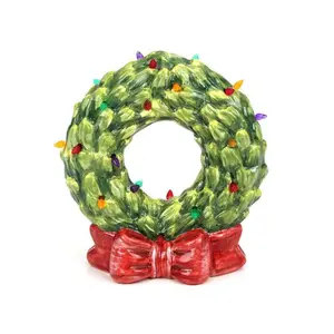 Lighted Christmas Wreath