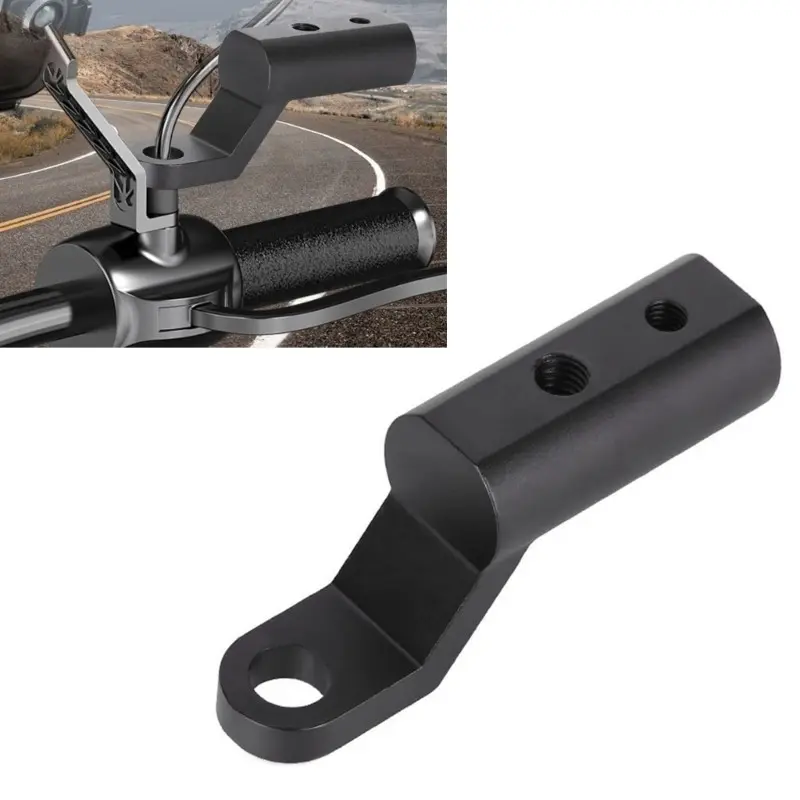 1pc Motorcycle Rearview Mirror Expander Bracket, Enhance Visibility, Easy Installation, Durable Design, Perfect Fit for Most Motorcycles, Motor Parts Accessories
