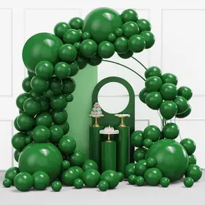114-Piece Green Balloon Arch Kit for Birthdays, Graduations, Christmas, St. Patrick's Day & More