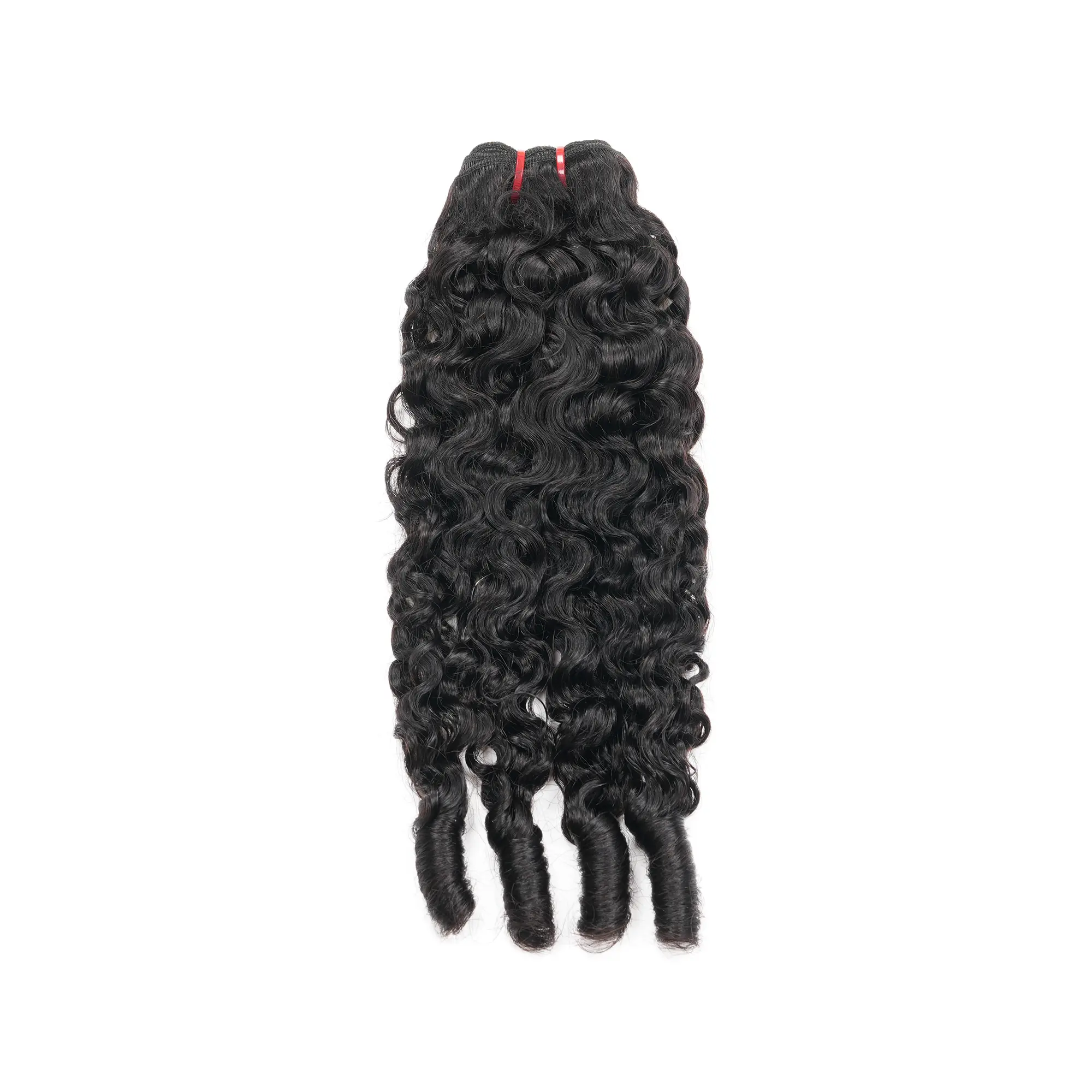 Female 100% Human Hair Burmese Curly Bundles - 1 Bundle Weft, Natural Black, Full Cuticle Intact, Anti-Tangle, Low Shedding, Soft Bounce Spiral Curls, Double Weft, Sew-In Weave, Daily, Wedding, Formal Use, Bleaching-Friendly