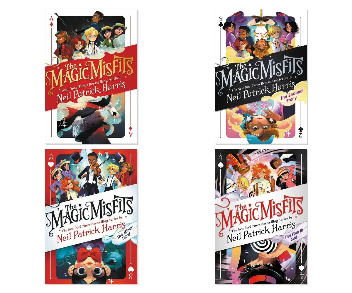 Magic Misfits Complete Series by Neil Patrick Harris 4-Book Bundle Set - Paperback