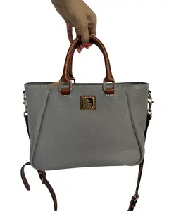 DOONEY & BOURKE Gray Leather Satchel