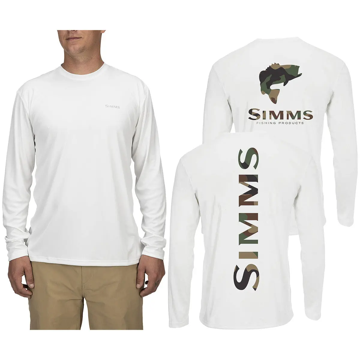 Simms Mens CX Solar Tech Long Sleeve T-Shirt