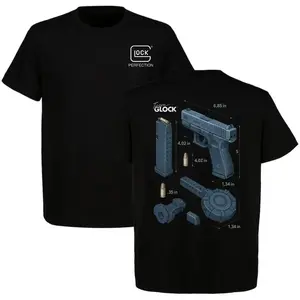 Team Glock: Know Your Glock- Gen 5 T-Shirt,Full Color T-Shirt,For Man,For Human,Perfect For Outdoor Enthusiasts,Gift For Him Menswear