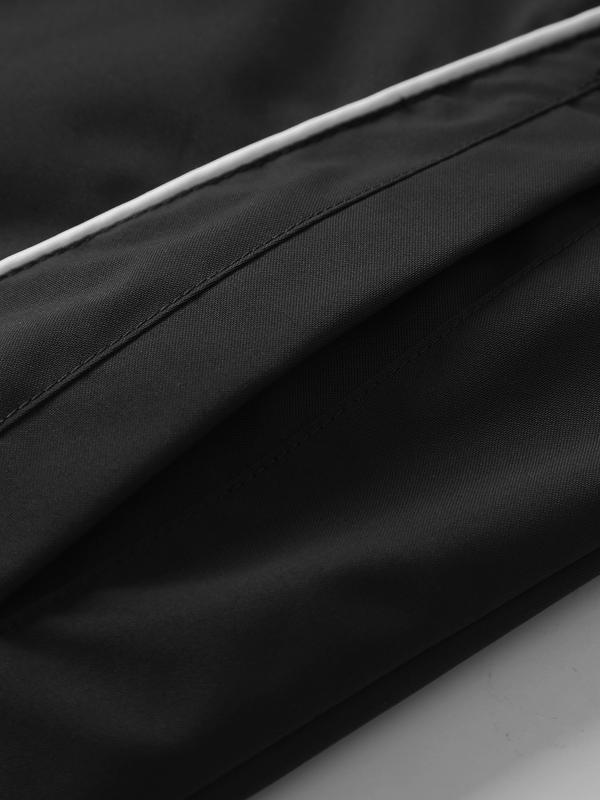 Men's casual stand up collar racing style street style INSY2K jacket, made of durable fabric, decorated with letters and patterns, suitable for cycling, daily wear, sports wear, suitable for spring and summer seasons Motorcycle Streetwear Longsleeves