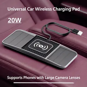 20w Car Wireless Charger, Universal Car Charging Pad, Fast Charge, Non-Slip Mat, Car Modification Accessory, Wireless Charging for Cars