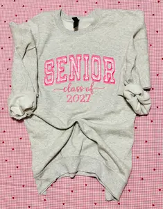 Senior Embroidered Crewneck