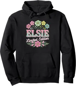 Elsie Limited Edition Vintage Custom Name Wife Grandma Pullover Hoodie - Briannama Shop 50B0DZTX675W