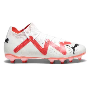 PUMA Mens Future Pro Soccer Cleats Cleated, Firm Ground, Turf - Pink, White
