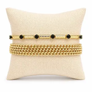 Noir Gold Chain Stack - Fits 7 Inches