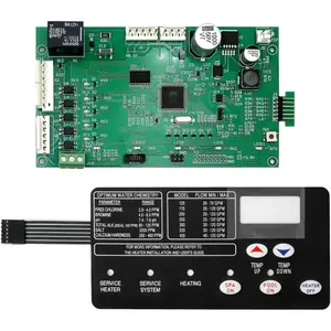 42002-0007S Control Board Kit Replacement for Pentair MasterTemp Sta-Rite Max-E-Therm All NA and LP Series Pool and SPA Heater Electrical Systems, with 472610Z Switch Membrane Pad