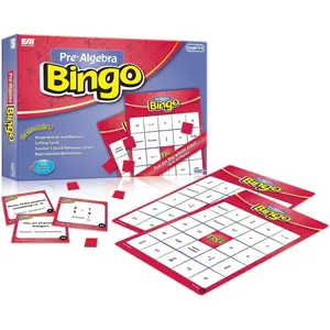 Pre-Algebra Bingo: Grades 6-8