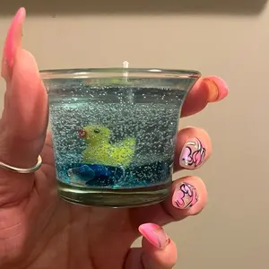 Gel Wax with Duck Candle - Unique Decorative Candle with Duck Design for Home Decor
