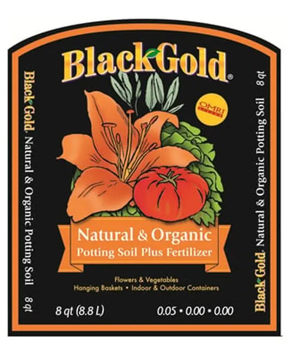 Sungro 1402040.Q08P OMRI Certified Premium Choice 8 qt (8 lbs) Organic All-Purpose Gardening Potting Soil, Rich Loamy Mix with Optimum Aeration, Soil Humus Mulches & Planting Media for Vegetable Gardens, Bagged Garden Supplies