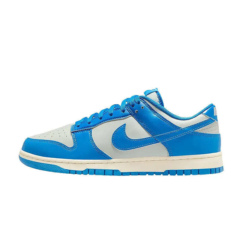 Nike Dunk Low 'Detroit Lions' Limited-Edition Football Sneakers, Classic Dunk Design, Comfy Cushioning, Comfortable for All-Day Wear, All-Seasons Use
