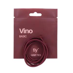 TIY Vino Basic Hair Tie - 34 Inches Maroon Customizable Hair Tie for Any Hair Type - 13x Stronger & 2x Stretchier Than Regular Hair Ties