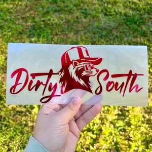 DirtySouth Raccoon Decal, Multiple sizes and colors!