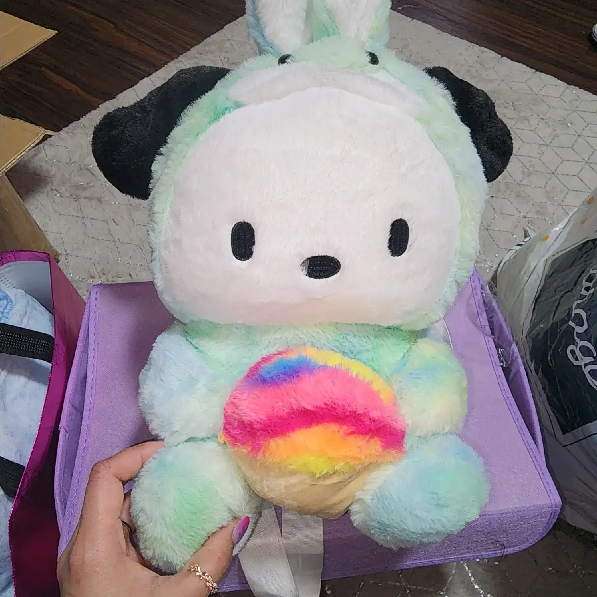 potchacco plush backpack potchacco plush backpack
