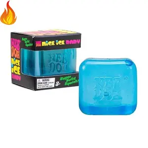Perfect Gift Best SellerStress Relief Sensory Toy,  Nice Cube Squeeze Plaything, Ice Candy Block Design, Ideal For Anxiety & Stress Management
