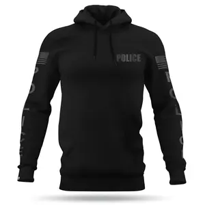 [POLICE] Performance Hoodie [BLK/BLK]