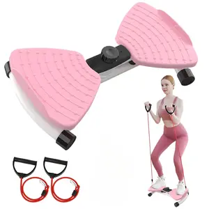 Rotating Lumbar Trainer, Exercise Abdominal Muscle Rotating Board, Noiseless Lumbar Rotator, Suitable for Home Gym Equipment, Supports Up to 330 Pounds