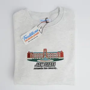 Jacksonville State University Crewneck, Embroidered Sweatshirt