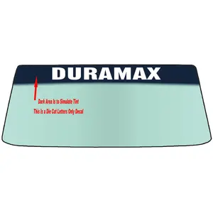 Fits A DURAMAX Vehicle Custom Windshield Banner Graphic Die Cut Decal - Vinyl Application Tool Included