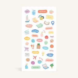 Icons Sticker Sheet, Cute Planner Sticker, Journal Sticker