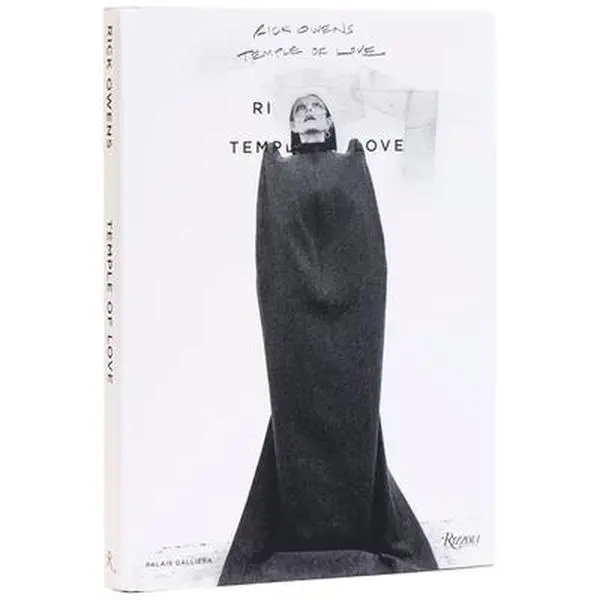 Rick Owens Temple of Love Collectible Hard Cover Book - 11.6" H x 8.4" L x 0.9" W, 2.9 lbs, Daring Aesthetic Paris Show First Critical Appraisal of Influential Designer