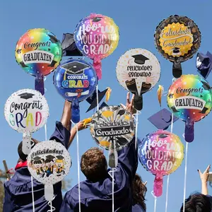 Graduation Party Balloons Set, Graduation Decoration Supplies, Perfect Gift Props for Celebrations & Events, Indoor Outdoor Use