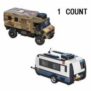 Off road truck building blocks, military camouflage special vehicles, car model assembly toys, puzzle toys, holiday gifts, creative building blocks, decorative ornaments, the preferred gift for friends and lovers