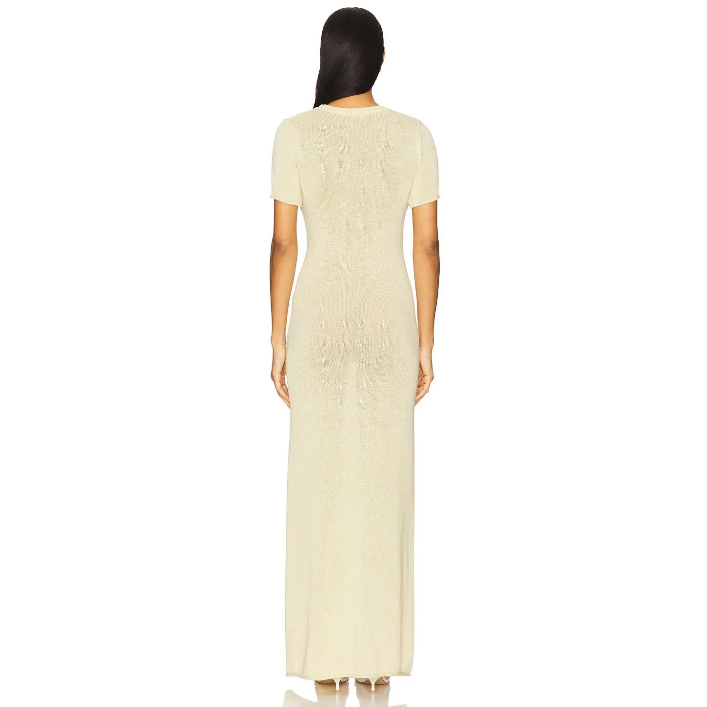 SEROYA Airess Maxi Dress in Pastel Yellow - TikTok Shop