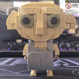 Hogwarts Magic School Elves 153pcs Alien Building Block Set Moc Toy, Magical World Animal Intelligent Assembly Design, Christmas Birthday Gift