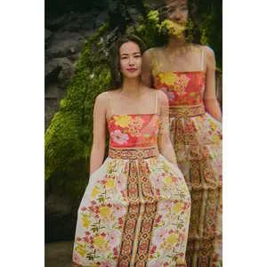 Maliyah Border Print Maxi Dress