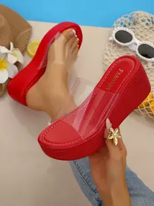 Women's Transparent Slippers, Sandal, Comfortable & Stylish Design, Perfect for Daily Wear, Casual, Trendy Footwear