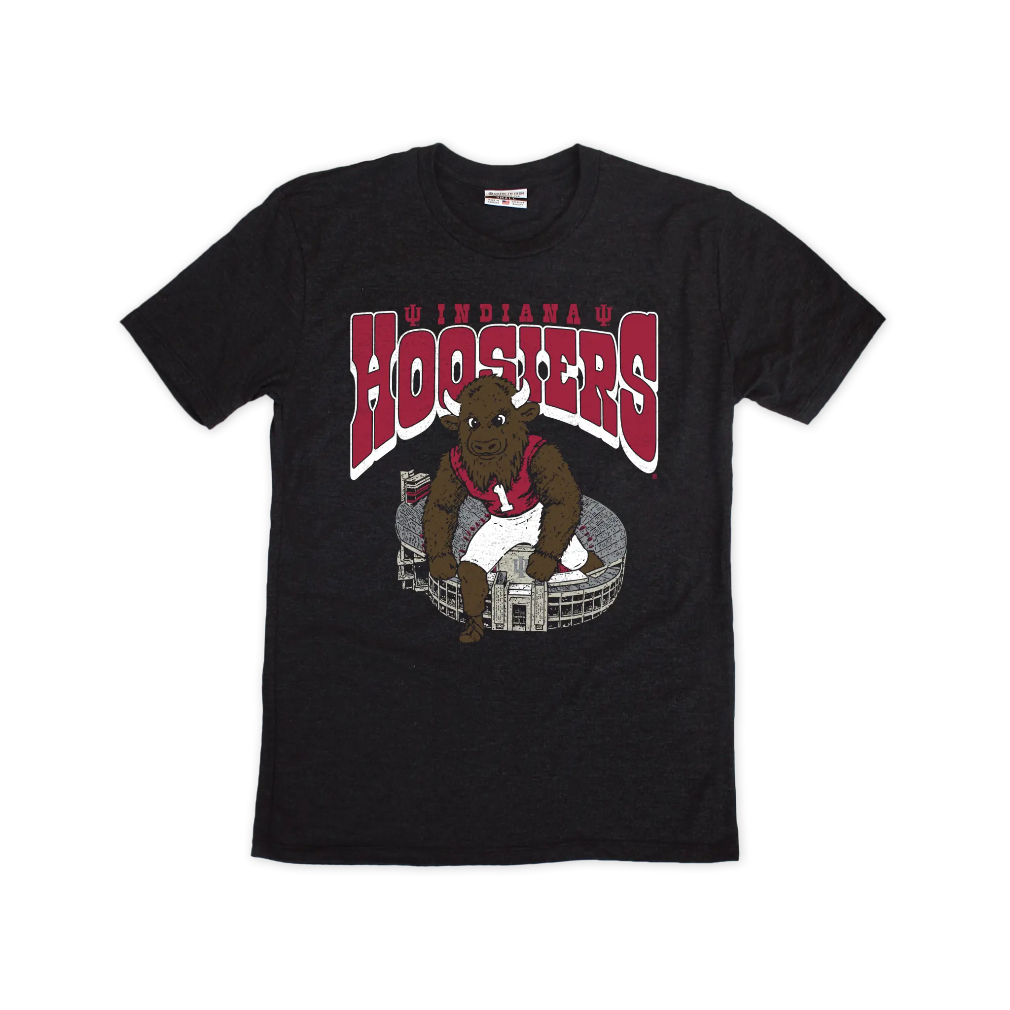 Indiana Hoosiers Bison Stadium Tee