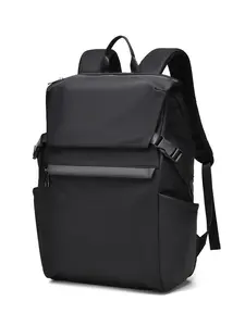Waterproof Flip-Top Backpack, Large Capacity Laptop Bag for Men, Business Commute, Travel, Multiple Pockets, Daily Use