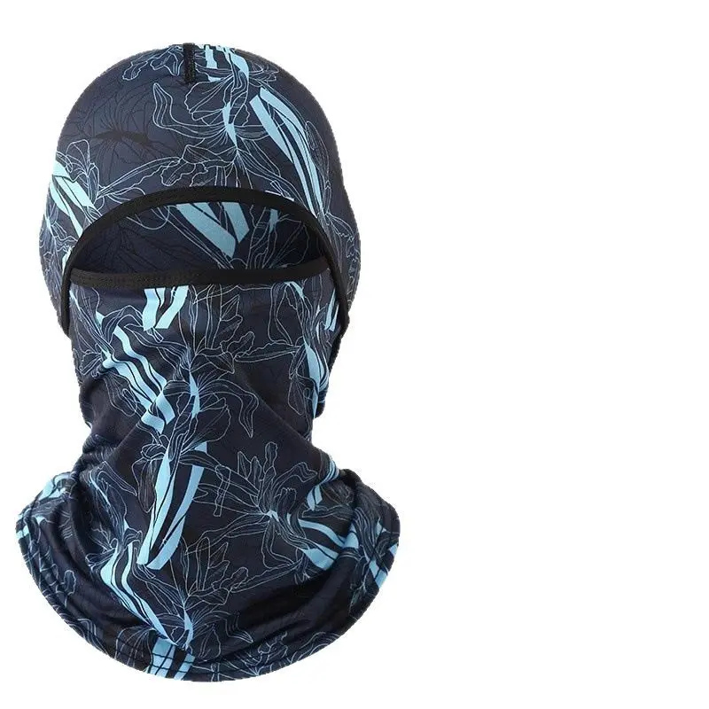 Thin Ice Silk Welder's Head Cover - 35x25cm, 1 Size, Full Coverage, Breathable, Adjustable Fit, Heat-Insulating, Anti-Burn, Dustproof, Sunshade Face & Neck Shield