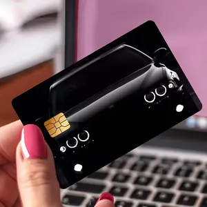 "Black Car Pattern"Credit Card Sticker Used for EBT, Transportation, Keys, Credit Cards, Debit Cards, Card Skins, Protect Bank Cards, No Bubbles, High Quality, Suitable for Small Chip Cards