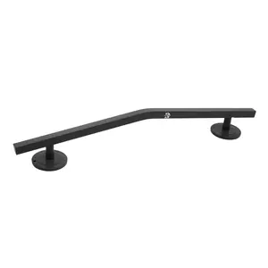 Straight, Mellow Peak Style Fingerboard Rail, 12" Long - Steel Construction - Grey Mist