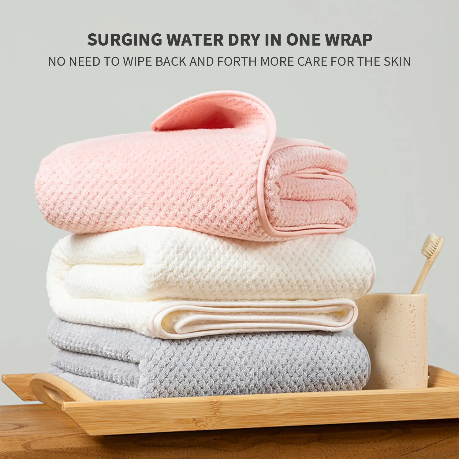 Family towel large bath towel 30 x 67 inches, dries faster, super soft, absorbent, durable, perfect for bathrooms, swimming pools, travel, gyms, beach